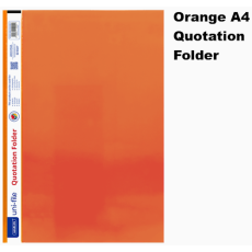 Marlin Orange Quotation Folder  